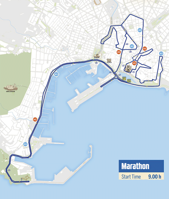 palma marathon course