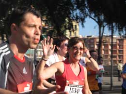 barcelona half marathon 2007 with running crazy