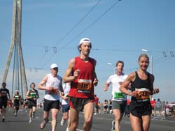 riga marathon with running crazy 2009